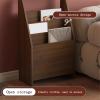 CFGH6FDF Records Domestic Floor Step-style Vinyl Record Storage Rack Wooden Bookshelf Magazines Album Book view 3