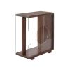 CFGH6FDF Records Desktop Creativity Wooden Vinyl Record Rack CD Album Box with Acrylic Pull-out Panel Album Book view 1