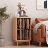CFGH6FDF Records Floor Minimalist Wooden Vinyl Record Storage Cabinet Books Magazines Display Rack Album Book view 4