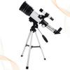 DIYEAH 70mm Professional Astronomical Refractive Telescope with Adjustable Portable Tripod and Monocular Eyepiece for Beginner Astronomy Observation Random Color view 2