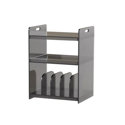 CFGH6FDF Records Minimalist Acrylic Vinyl Record Standing Cabinet for Albums Books Magazines Album Book