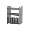 CFGH6FDF Records Minimalist Acrylic Vinyl Record Standing Cabinet for Albums Books Magazines Album Book view 1