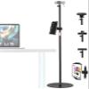AceTaken 63'' Webcam-Floor-Stand with Tablet Phone Holder Compatible with Logitech C920 MX-Brio C922 C930 C925e C615 StreamCam Brio 4K Webcams for Microsoft Teams, Zoom, Google Meet GameChat view 1