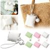 2026 Upgraded Pillow Earphone Case for AirPods 1/2/3/4/Pro/Pro 2/Pro 3 Cute Pillow Shaped Headphone Case with Pendant 3D Soft Silicone Headphones Cover for Women and Men view 3