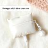 2026 Upgraded Pillow Earphone Case for AirPods 1/2/3/4/Pro/Pro 2/Pro 3 Cute Pillow Shaped Headphone Case with Pendant 3D Soft Silicone Headphones Cover for Women and Men view 4