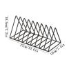 CFGH6FDF Records Multi-purpose Iron Tabletop Storage Shelf CD Record Books Rack Album Book view 2