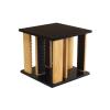 CFGH6FDF Records Rotatable Wooden CD Record Rack Game Disc Storage Shelf Album Book view 1