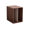 CFGH6FDF Records Home Tabletop Vinyl Record Storage Rack Wooden CD Albums Books Box Album Book view 1