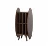 CFGH6FDF Records Modern Creativity Wooden Vinyl Record Storage Cabinet for Living Room Bedroom Lounge Album Book(Walnut Colour) view 1