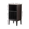 CFGH6FDF Records Multi-functional Vinyls Record Storage Cabinet Wooden Display End Table for Living Room Bedroom Album Book view 3