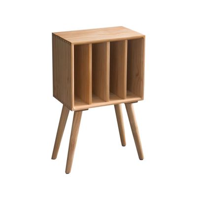CFGH6FDF Records Vinyl Record Storage Cabinet Wooden Albums CDs Exhibit Stand for Living Room Bedroom Album Book