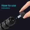 Lightweight Nonslip Rubber Foot Pad Feet Spikes for Tripod Monopods 3/8inch Screw Thread Fearure Enhances Stability Tripod Stability Enhancer view 2