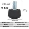 Lightweight Nonslip Rubber Foot Pad Feet Spikes for Tripod Monopods 3/8inch Screw Thread Fearure Enhances Stability Tripod Stability Enhancer view 4