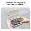 MsCalido For Ace Pro2 Hard Carrying Case, Waterproof Protective Storage Box for Street Photography Kit with Accessories, Portable Travel Organizer with Carabiner (Beige) view 4
