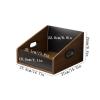 CFGH6FDF Records Large-Capacity Wooden Vinyl Record Rack Home Desktop Minimalist CD Storage Box Album Book view 2