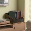 CFGH6FDF Records Large-Capacity Wooden Vinyl Record Rack Home Desktop Minimalist CD Storage Box Album Book view 3