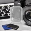 BEBEMOKO 20pcs Memory Card Case Holder for Travel Portable Small Single Slot Storage Container Impact Resistant Plastic Card Storage Organizer view 3