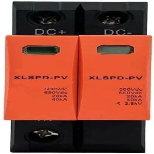 0-40KA 600V Surge Protective Device Low-Voltage Arrester House Rail 2 Poles Protector