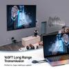 Wireless HDMI Transmitter and Receiver 4K, LED Display Wireless HDMI Extender with 2.4G &5G Chip for Casting Video &Audio from Laptop PC Camera Cable Box PS5 to Monitor Projector HDTV -165FT Dark Blue view 4