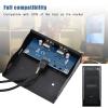 BONKZEBU 3.5 Inch USB 2.0 Floppy Drive,Front Panel Durable Tinned Copper Wire,Connector Dual Port USB Interface,for Desktop PC Host Computer Case Upgrade view 2