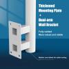 Blazea Wall Mount Universal Security Camera Bracket, Outdoor Anti-Rust Surveillance Camera Rack Pole Mount, Compatible with Solar Cameras(Light Coffee,2m (6.6ft)) view 4