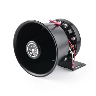 Car Police Siren Speaker 200W 12V 24V Emergency Warning Car Horns Super Loud Alarm Siren Sound Tone Police Fire Horn Loudspeaker(Speaker C,12V)