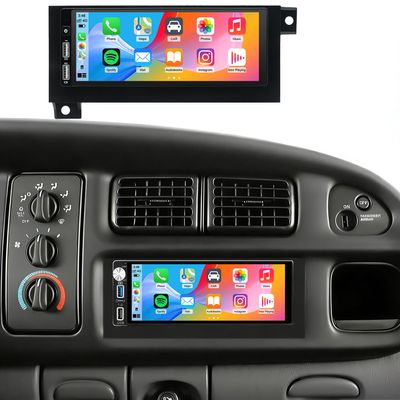 6.86" Car Radio Stereo for Dodge Ram 1500 2500 3500 19942002, Jeep Wrangler 1997-2002, Grand Cherokee 1993-1998, Town & Country 1990-2000, with Carplay Android Auto GPS WiFi FM SWC Backup Camera