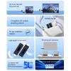 LICAEVEY Wireless HDMI Transmitter and Receiver 197ft, 4K Decode 1080P 60Hz Kit with LED Display, Dual Band 5G/2.4G Plug Play Portable HDMI Extender for Streaming (Black) view 3