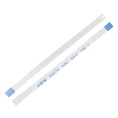 uxcell 5pcs FFC Flexible Flat Cable, 5 Pins 0.5 mm Pitch B Type 60mm FPC FFC Flexible Ribbon Cable for LCD TV Car Audio DVD Player Laptop