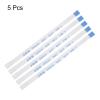 uxcell 5pcs FFC Flexible Flat Cable, 5 Pins 0.5 mm Pitch B Type 60mm FPC FFC Flexible Ribbon Cable for LCD TV Car Audio DVD Player Laptop view 2