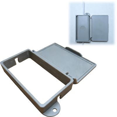 Outdoor Lights Controller Mounting Bracket & Cover Compatible with Govee H705, H706, H805 and H806 Series Secure Outdoor Controller Holder with Protective Cover, Light Accessory
