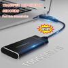Compact USB 3.1 Gen2 M.2 NVMe SSD Adapter 2230 2242 2260 2280 Size Support 100mm L x 31mm W Aluminum Enclosure 10Gbps Transmission view 2