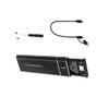 Compact USB 3.1 Gen2 M.2 NVMe SSD Adapter 2230 2242 2260 2280 Size Support 100mm L x 31mm W Aluminum Enclosure 10Gbps Transmission view 3