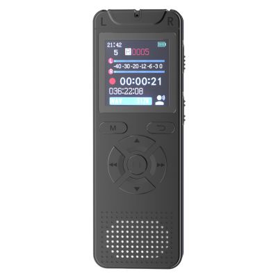 Xixian Meeting Voice Recorder, 1.44in Screen Clear Sound for Students with 50 Hours Recording Time for Lectures, Journalists, Professionals (Black)