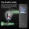 Xixian Meeting Voice Recorder, 1.44in Screen Clear Sound for Students with 50 Hours Recording Time for Lectures, Journalists, Professionals (Black) view 3