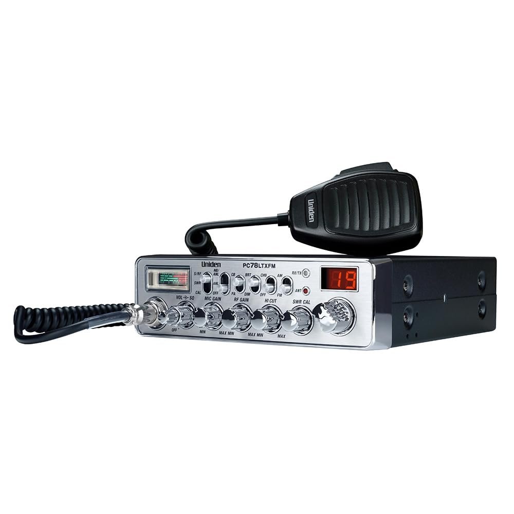 PC78LTXFM - Aftermarket Replacement CB Radio with AM FM Compatible with Uniden