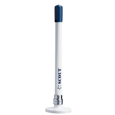 PF an NVHF00025 - Aftermarket Replacement 9 Inch Stubby White VHF Antenna with Quick Mount Includes 5m RG-58 Mount and Integrated Connector KS-10 Compatible with Scout