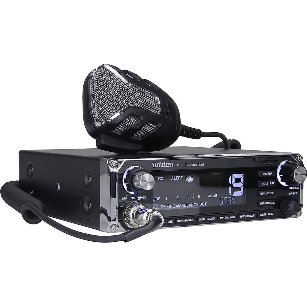 BEARTRACKER 885 - Aftermarket Replacement Hybrid CB Radio Compatible with Uniden