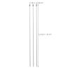 SEWACC 500 Pcs 304 Stainless Steel Self-locking Metal Cable Ties 4.6mm Wide 350mm Length Multi-purpose Cord Straps for Machinery Vehicles Outdoor Use view 2
