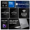 Lenovo ThinkBook 16 Business Laptop, 16" FHD+, Intel Core i5-13420H(Beats i7-1355U), 32GB DDR5 RAM, 2TB SSD, Thunderbolt 4, RJ-45, Windows 11 Pro, WOWPC Bundle, No Mouse view 2