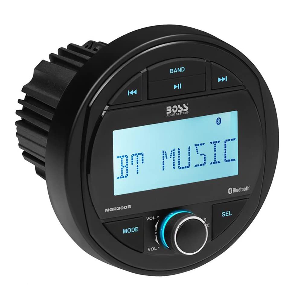 MGR300B - Aftermarket Replacement Marine Stereo with AM FM BT USB Compatible with Boss Audio