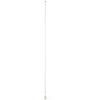 PF an NVHF00020T - Aftermarket Replacement 8 Foot White VHF Antenna 6db Heavy Stainless Steel Ferrule with 6m RG-8x Includes PL-259 Heavy Duty Offshore Antenna KS-43 Compatible with Scout view 1
