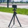 Aluminium Tripod for Action Camera Portable Tripod Stand Black Mount Selfie Stick Outdoor Photography Lightweight Aluminium Tripod for Action Camera Tripod view 4
