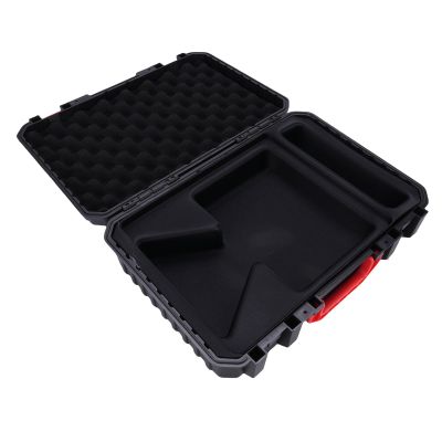 HaloVerde Portable Satellite Carrying Case for Mini with DC Power Cable for RV Travel Outdoor Use, Keeps Antenna and Accessories Organized, EVA Foam Interior