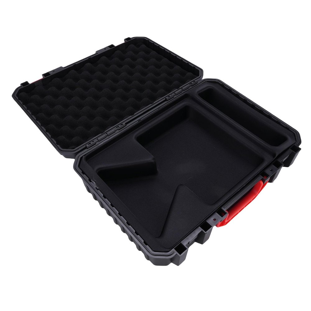 HaloVerde Portable Satellite Carrying Case for Mini with DC Power Cable for RV Travel Outdoor Use, Keeps Antenna and Accessories Organized, EVA Foam Interior