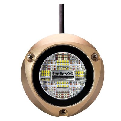 101708 - Aftermarket Replacement Zambezi X2 Surface Mount Underwater Light - White And Blue Compatible with Lumitec