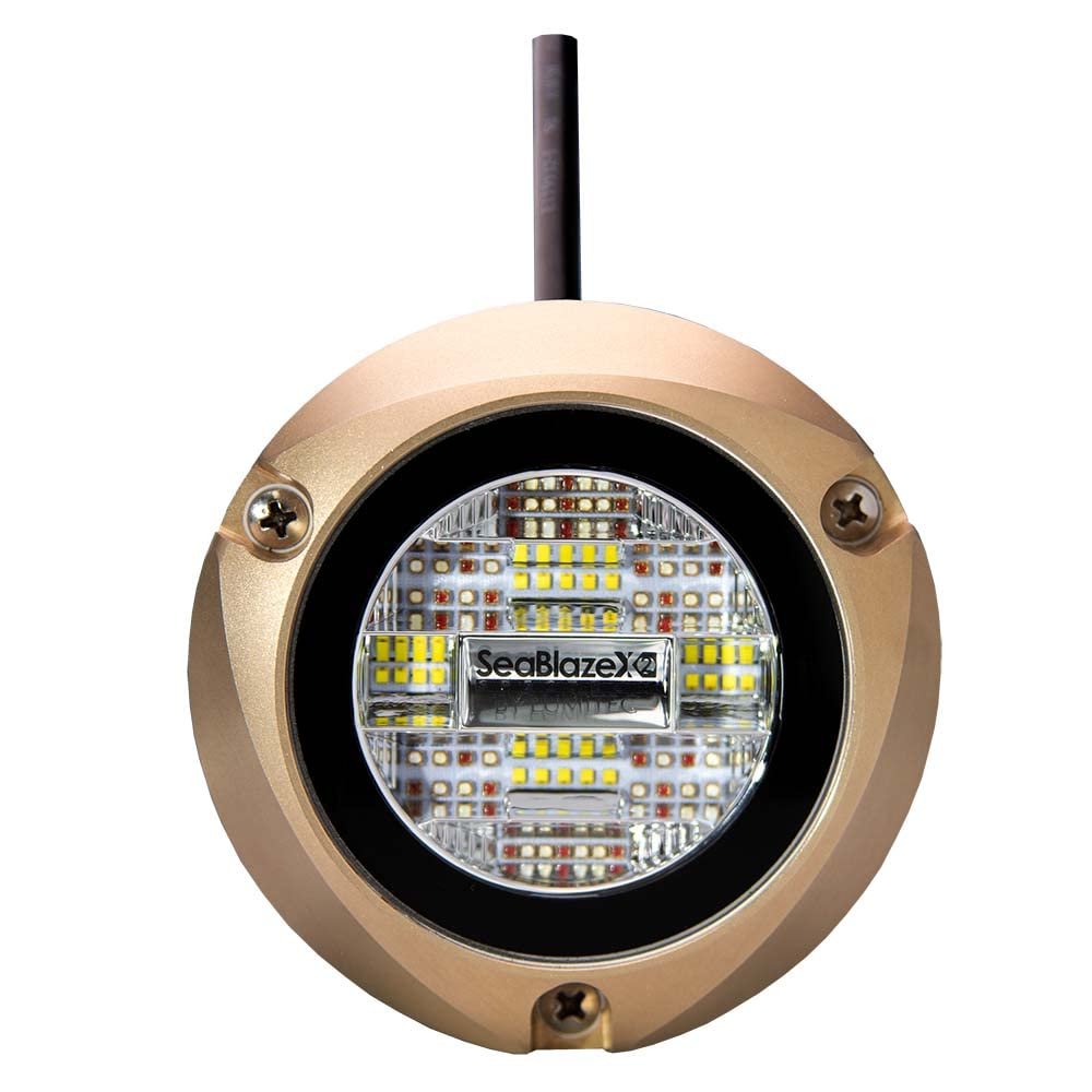 101708 - Aftermarket Replacement Zambezi X2 Surface Mount Underwater Light - White And Blue Compatible with Lumitec