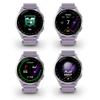 Garmin Approach J1, Junior Golf Watch with GPS, Bright and Colorful Display,Features for Learning and Improving, Silver Aluminum Bezel with Lilac ComfortFit Fabric Band Bundle view 2