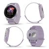 Garmin Approach J1, Junior Golf Watch with GPS, Bright and Colorful Display,Features for Learning and Improving, Silver Aluminum Bezel with Lilac ComfortFit Fabric Band Bundle view 3