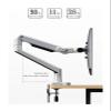 Aluminum Desktop Clamping 17-38" Monitor Holder Mechanical Spring Arm Free Lifting Full Motion TV Monitor Mount(Black) view 3